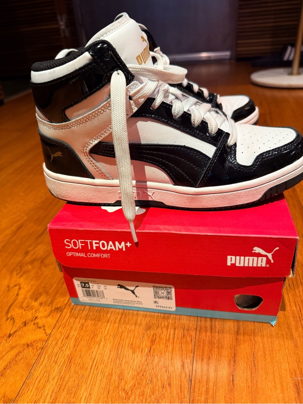 Puma hi top sneakers